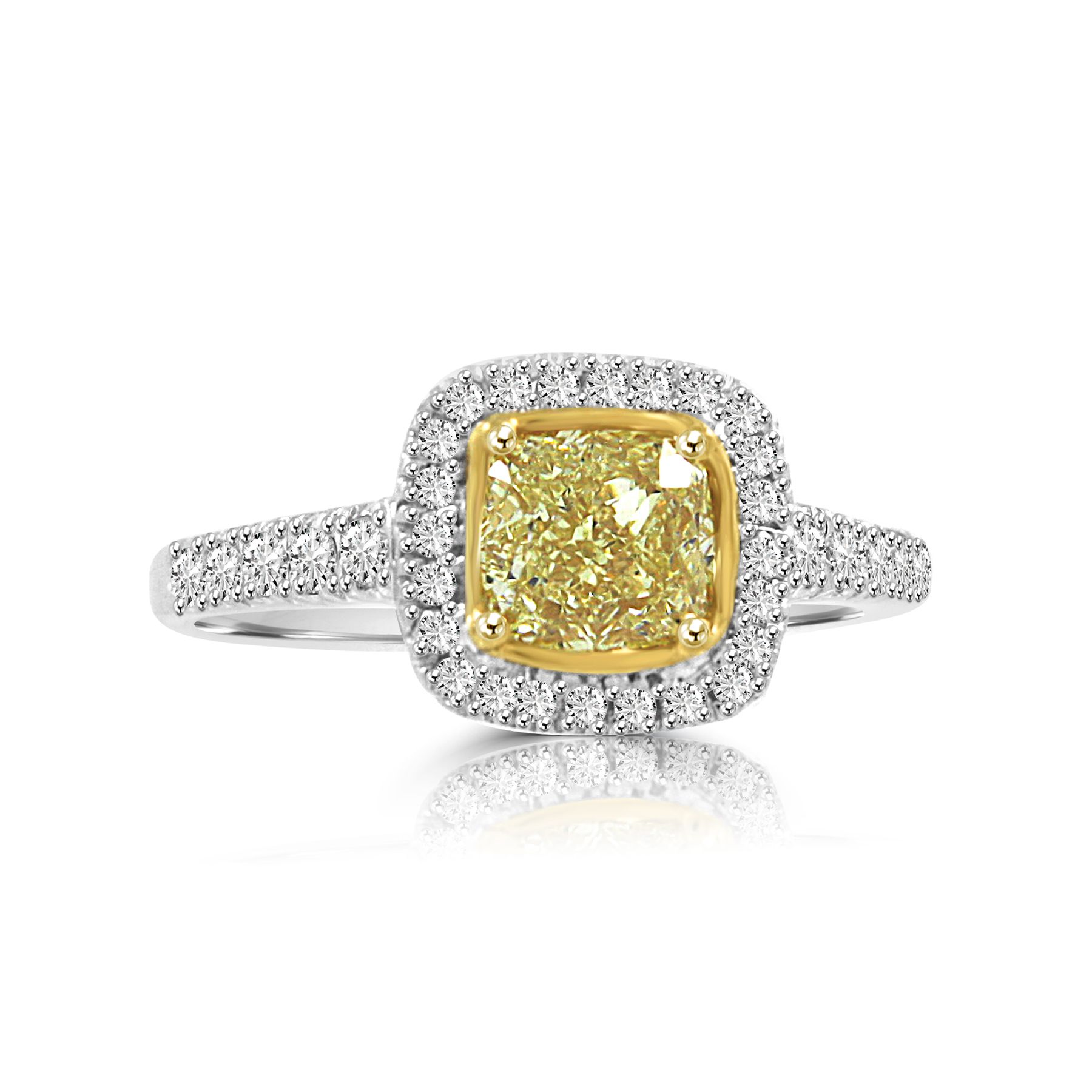 Colorstar Fancy Yellow Diamond Ring
